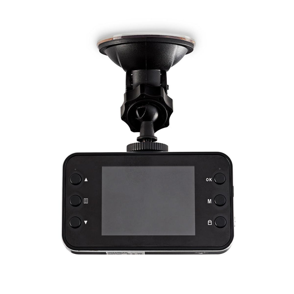 Nedis DCAM06BK Dashcam HD 720p 1 CH 2.4 inch viewing angle of 60 DEG;