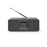 Nedis Rdin5005bk Internet Radio 42 W DAB+ FM Bluetooth® Remote Recovery Black Silver