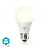 Nedis WiFilw12wte27 SmartfleFE LED Bulb Wi-Fi-Fi 800. WM 9 W waarm7 k Energy Klass: A + Android Handel; iOS DIAMETER: 60 MM A60