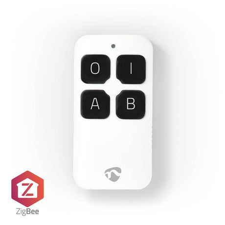 Nedis zbrc10wt télécommande intelligente zigbee 4 boutons avec batterie blanc