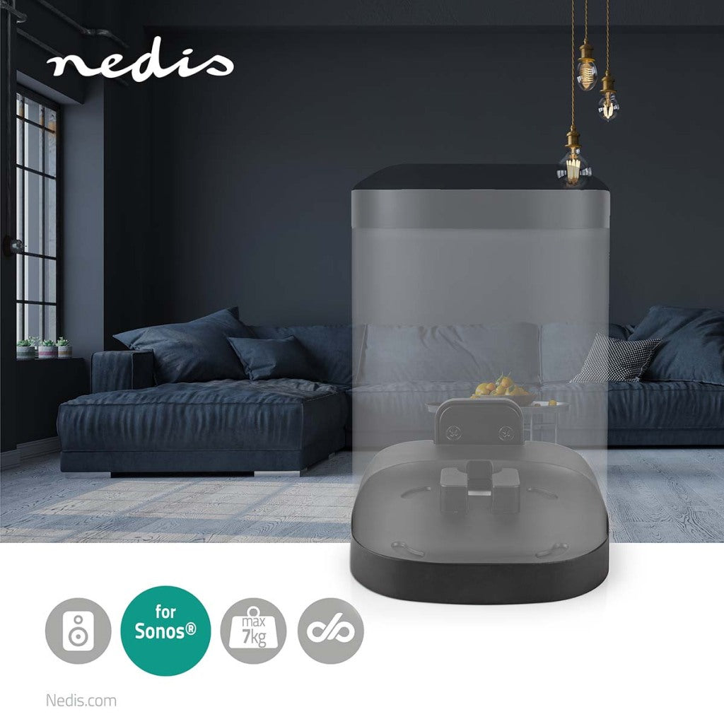 Nedis spmt5600bk support d'enceinte sonos one noir