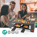 Nedis fcra210fbk2 raclette grill dla 2 osób