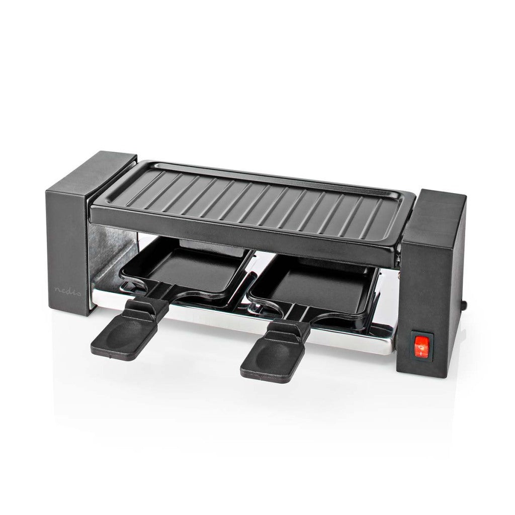 Nedis fcra210fbk2 raclette grill for 2 personer