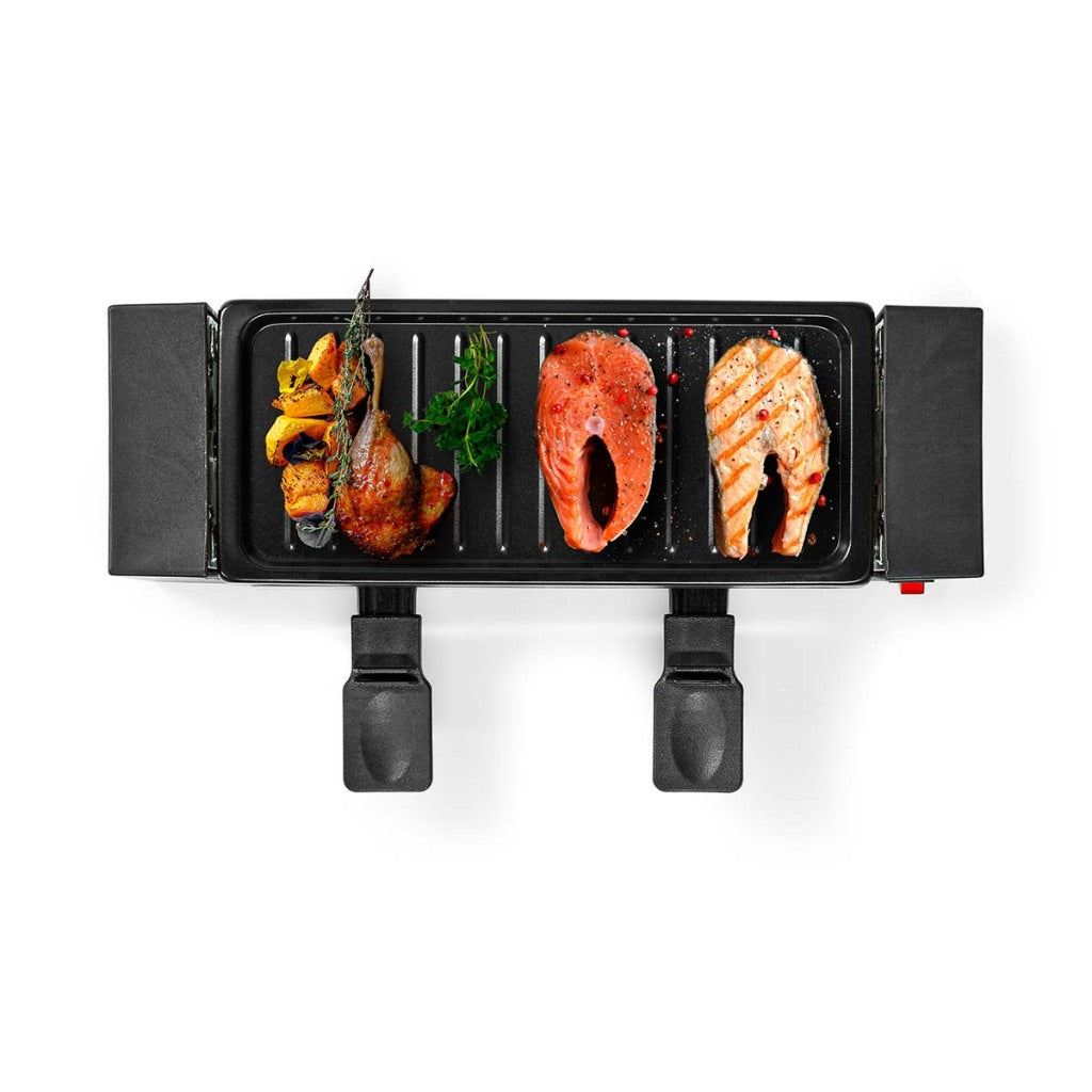 Nedis fcra210fbk2 raclette grill for 2 personer