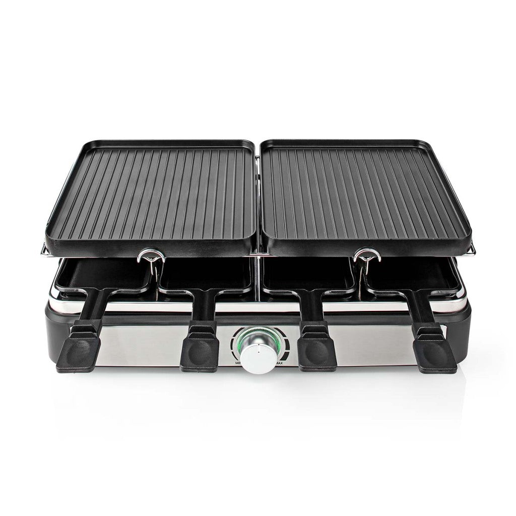 Nedis FCRA300FBK8 Raclette Stone Grill for 8 personer