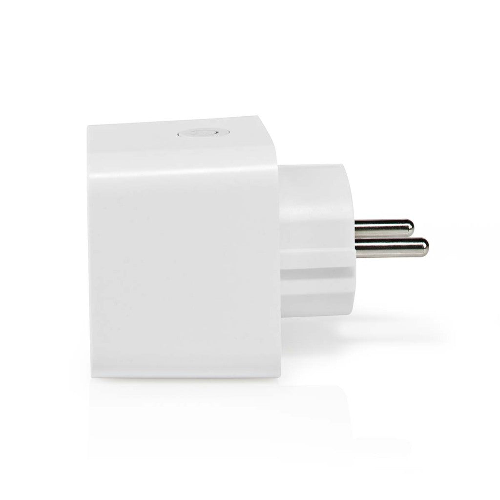 Nedis wifip121fwt smartlife smart plug wi -fi mètre d'énergie 3680 w type f (bee 7 3) -10 -45 ° C Android ios blanc