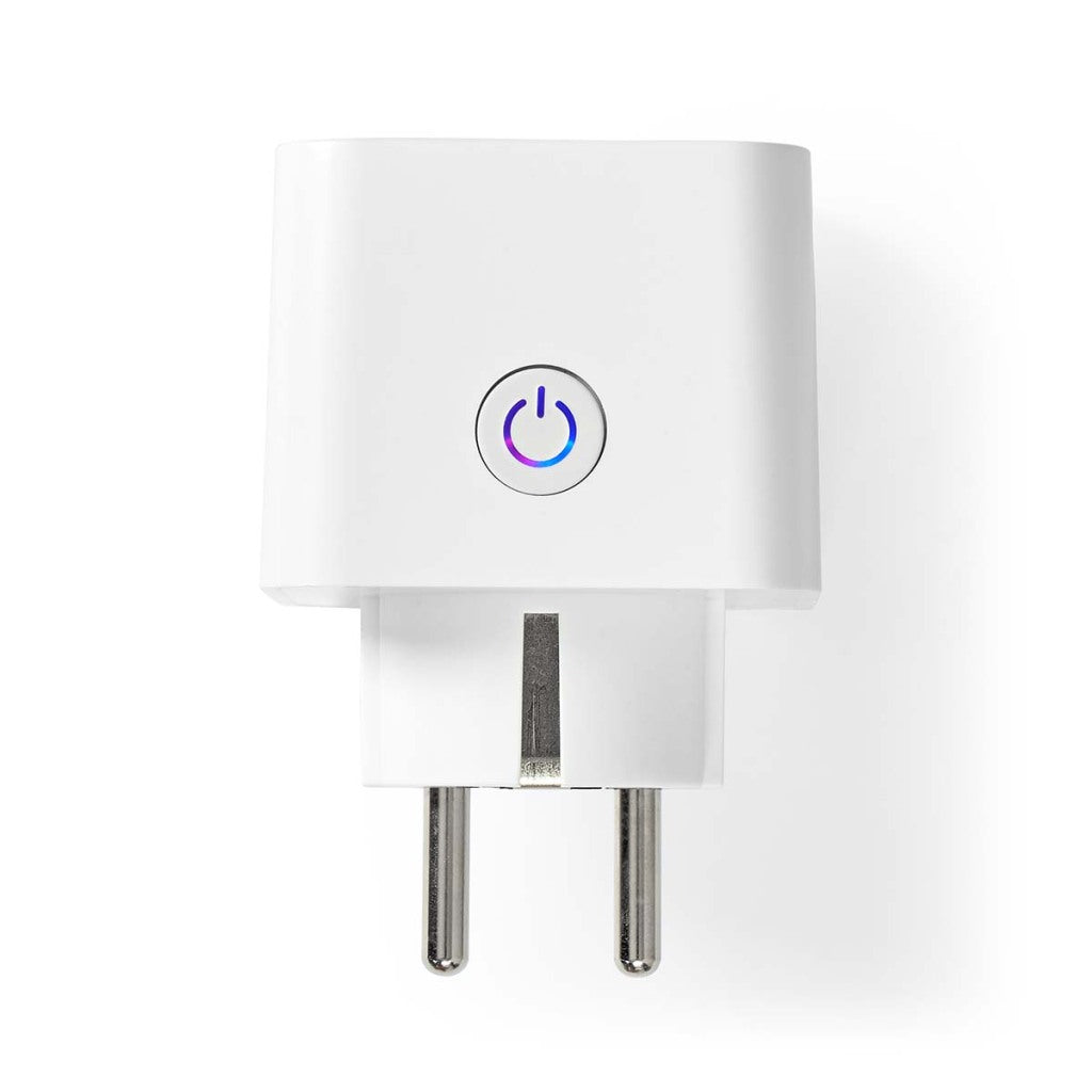 Nedis wifip121fwt smartlife smart plug wi -fi mètre d'énergie 3680 w type f (bee 7 3) -10 -45 ° C Android ios blanc