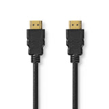 NEDIS CVGP35000BK50 HDMI -handel; kabel HDMI -handel; Anslutning HDMI -handel; Kontakt 8k@60Hz Earc Gilded 5,00 M PVC Black Polybag