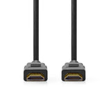 NEDIS CVGP35000BK50 HDMI COMERCIO; Cable HDMI Comercio; Conector HDMI Comercio; Conector 8k@60Hz EARC dorado 5.00 m PVC Black Polybag