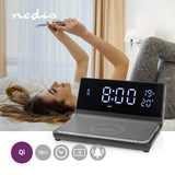 ANNULLA DI NEDIS WCACQ20BK con caricatore wireless Qi nero