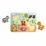 Studio 100 Form Puzzle Farm Junior Wood 7 pezzi