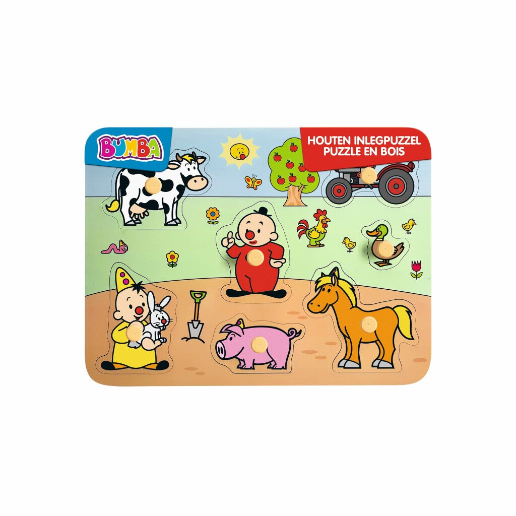 Studio 100 Form Puzzle Farm Junior Wood 7 pezzi