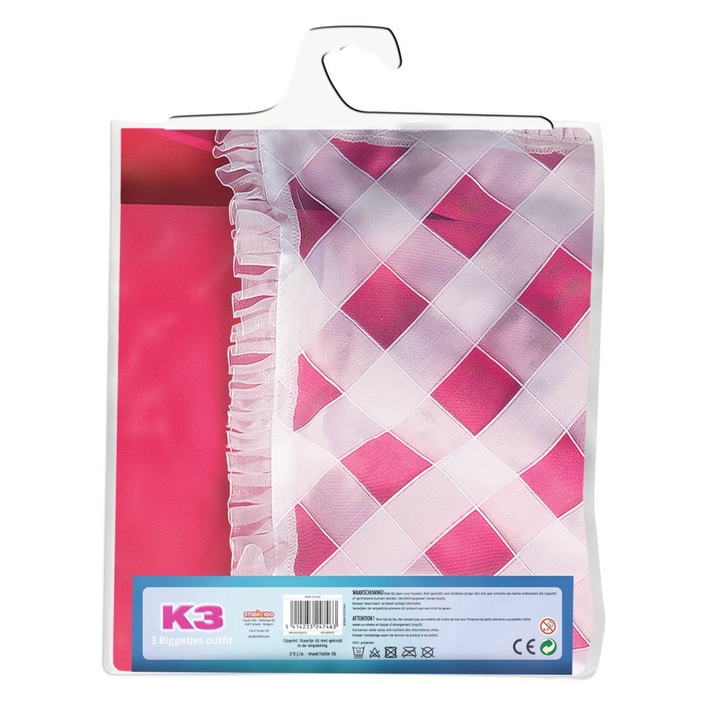 Studio 100 k3 Déguisement 3 porcelets taille 134
