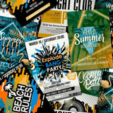 Fond d'écran de North Wall Good Vibes Affiches Green et Orange