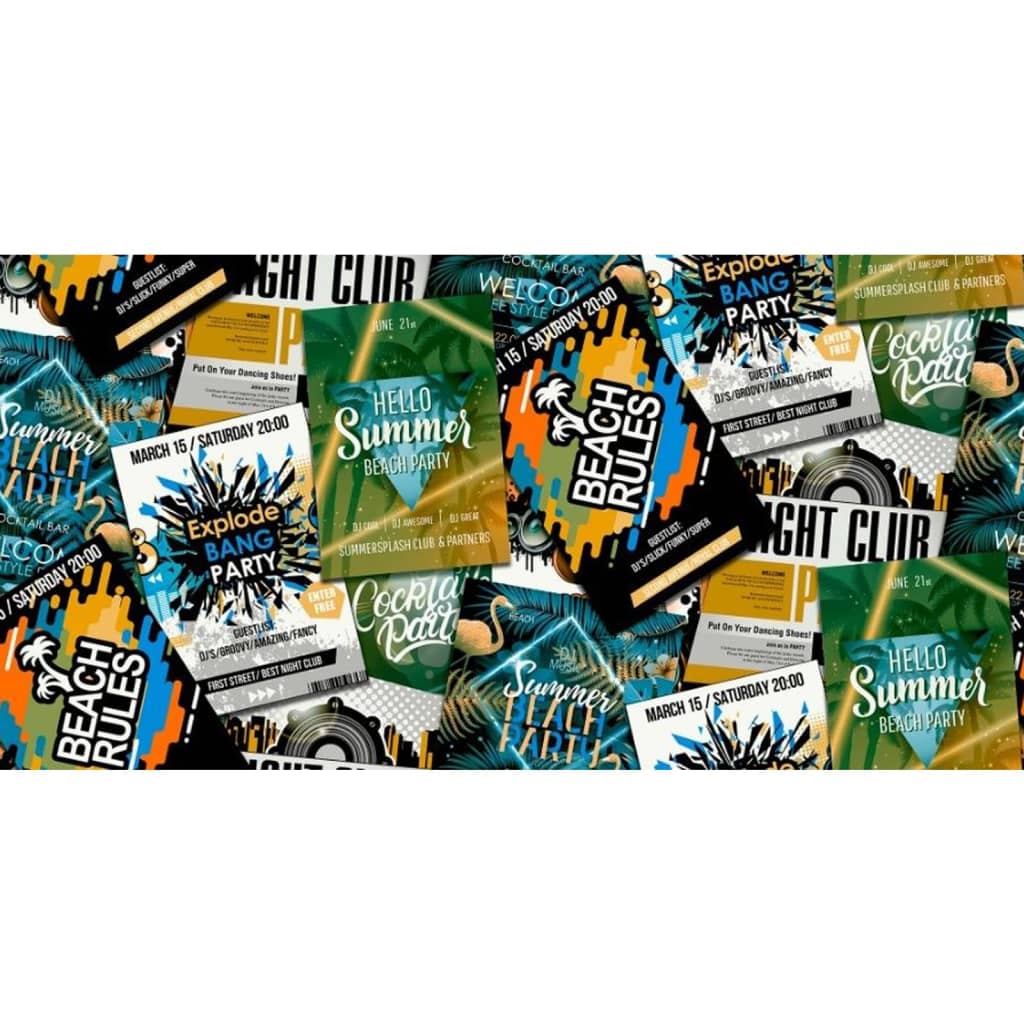 Fond d'écran de North Wall Good Vibes Affiches Green et Orange