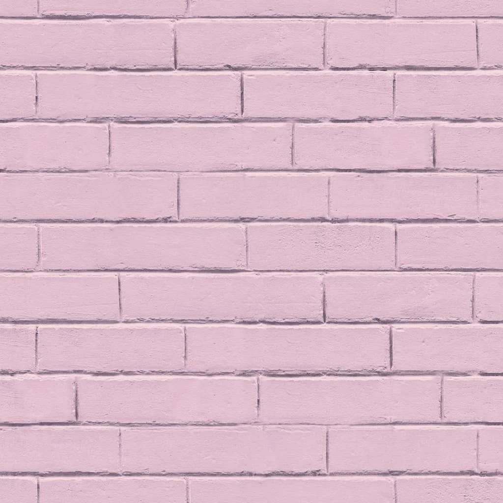 Noordwand Noordwand Wallpaper Good Vibes Cegły Ściana Pink