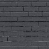 North Wall Noordwand Tapeta Dobra wibracje tablica Brick Wall Black and Grey