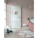 NOORDWAND Fond d'écran Bonnes vibrations Hexagon Modèle rose et violet