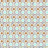 North Wall Noordwand Wallpaper Good Vibes Hexagon Pattern Green and Orange