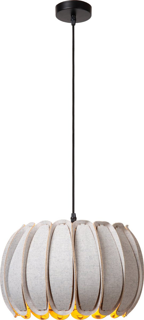 Lucide Spencer - lampe suspendue - ø 30 cm - 1xe27 - gris