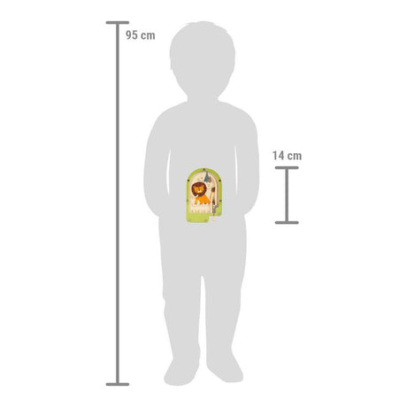 Small foot - mini jeu de flipper en bois lion