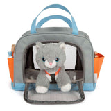 Small foot - peluche chat avec sac de transport et kit de soins