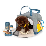 Small Foot - Cuddle dog with carrier bag and care set