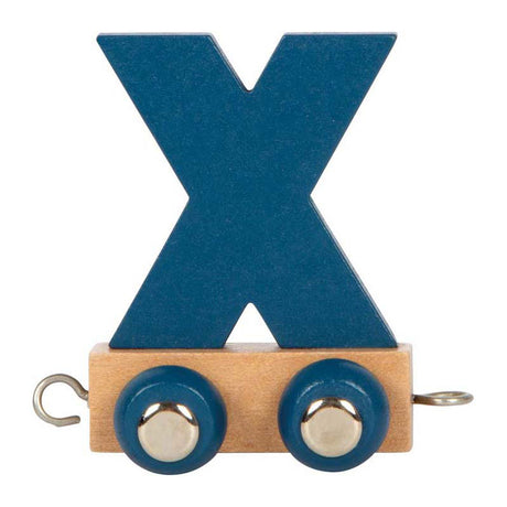 Small foot - train de lettres en bois polaire - x