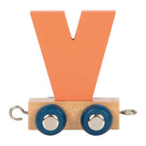 Small foot - train de lettres en bois polaire - v