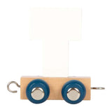 Small foot - train de lettres en bois polaire - t