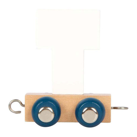 Small foot - train de lettres en bois polaire - t