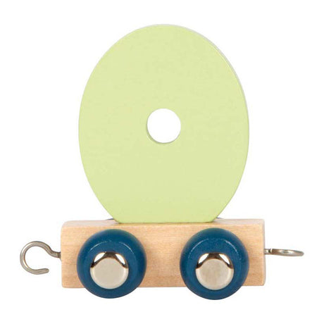 Small foot - train de lettres en bois polaire - o