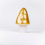Lampe Egmont champignon doré avec variateur.