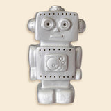 Lampe Egmont robot argent. 33x18x10