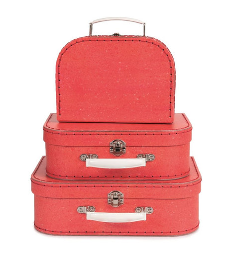 Set de valises Egmont 3-en-1 rouge. 3+
