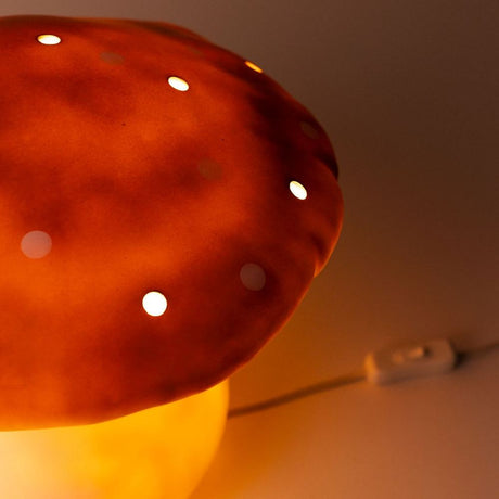 Lampe Egmont champignon terra + variateur.
