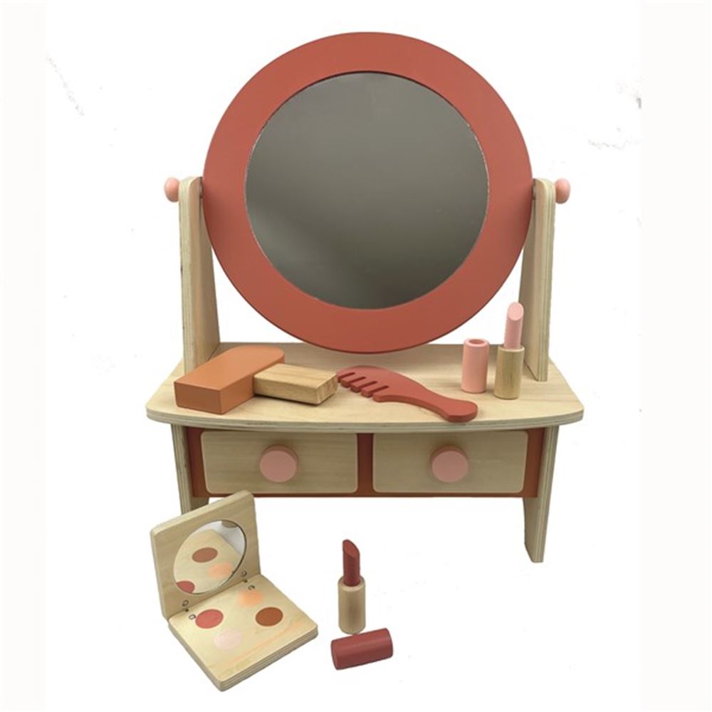 Table de maquillage en bois. 14,5x20cm. 1+