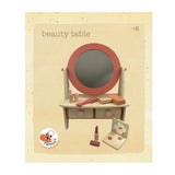 Table de maquillage en bois. 14,5x20cm. 1+