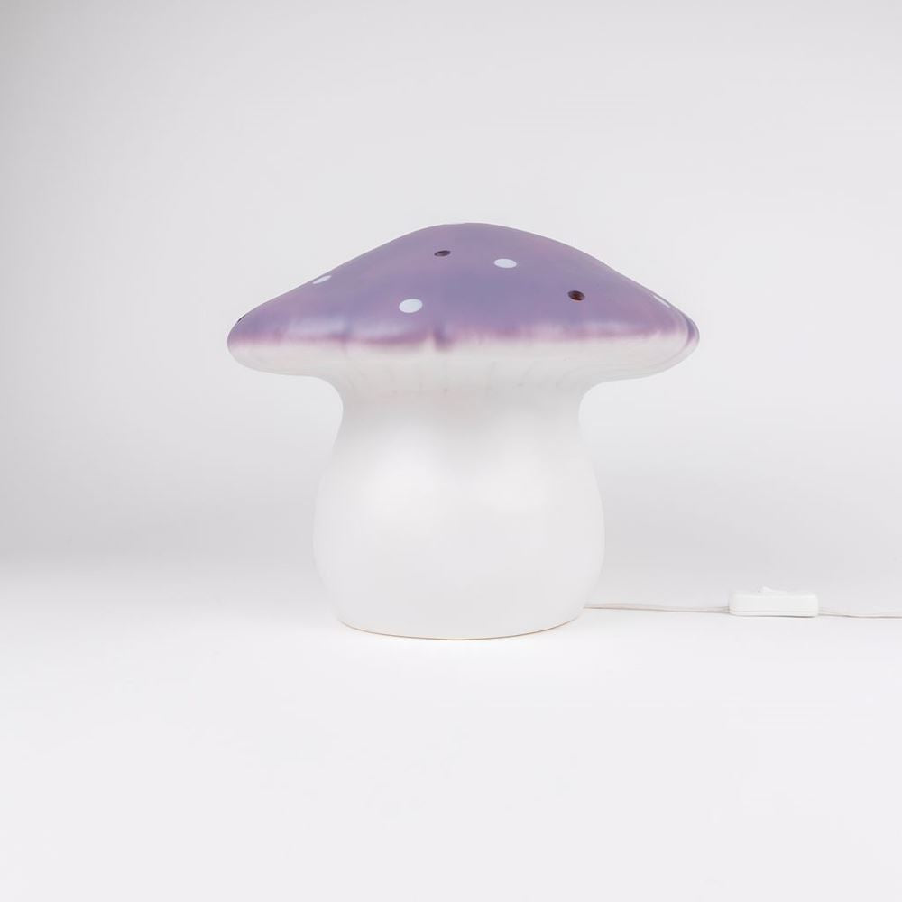 Lampe Egmont champignon lavande + variateur.