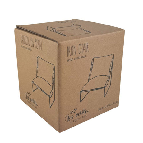 Chaise de poupée en métal Egmont avec coussin. 17