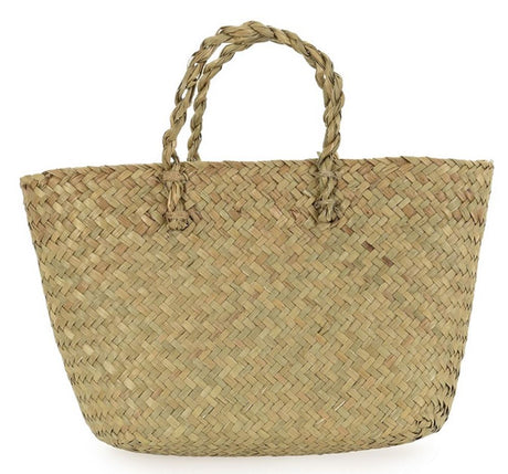 Panier en paille d'Egmont. 20x10x16 cm.