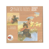 Ours en peluche puzzle magnétique Egmont. 17,5x1