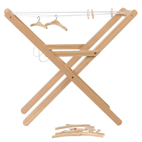Étendoir avec pinces à linge et cintre