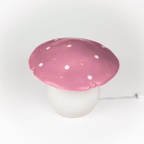 Lampe Egmont champignon lilas + variateur.