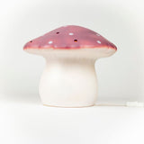Lampe Egmont champignon lilas + variateur.