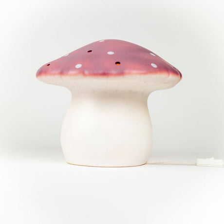 Lampe Egmont champignon lilas + variateur.