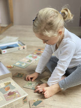 Egmont 10 puzzles d'animaux mix match. fsc