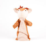 Cerf marionnette à main d'Egmont. 28cm. 0+