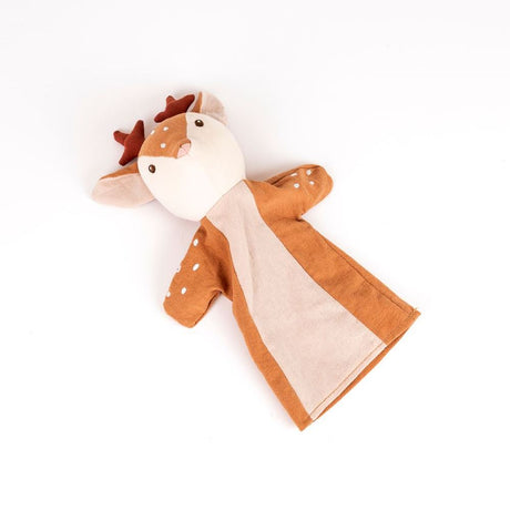 Cerf marionnette à main d'Egmont. 28cm. 0+