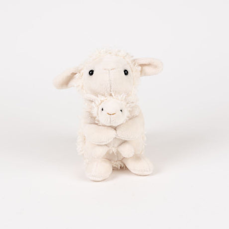 Peluche Egmont mouton avec bébé. 15x15x12